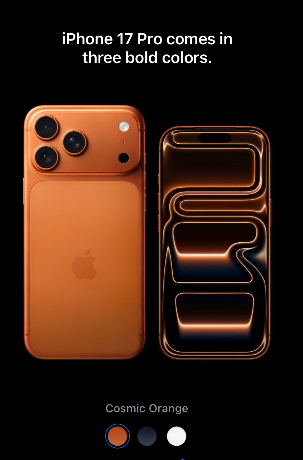 iPhone 17 pro max